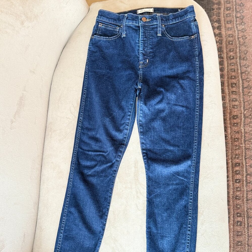 Madewell 10" high rise skinny denim size 27